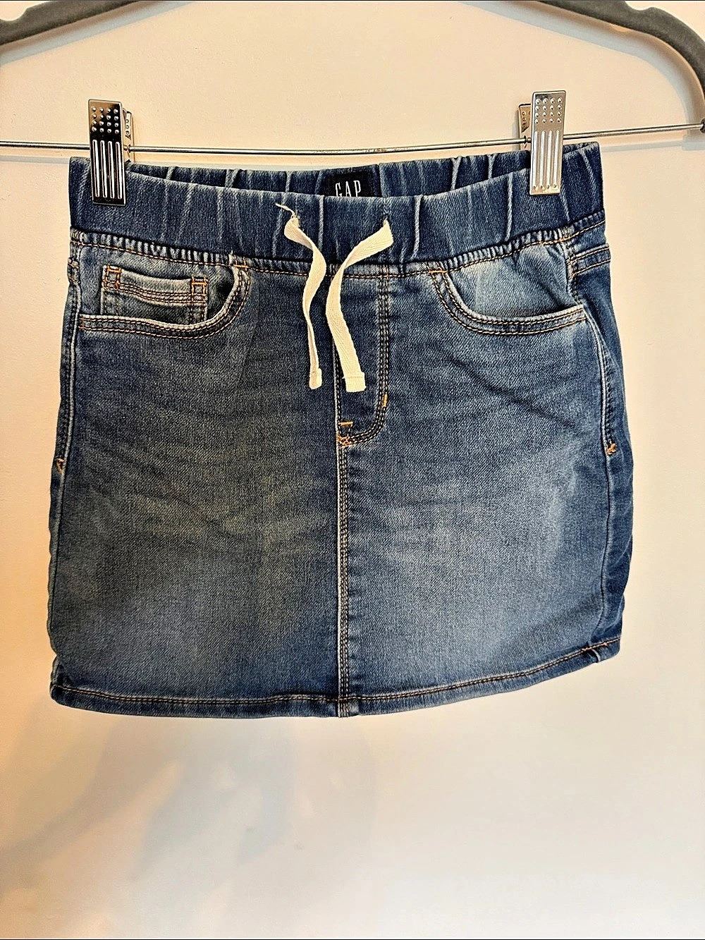 Gap Regular Stretch Denim Skirt Mini Denim Skirt Size Medium Like New